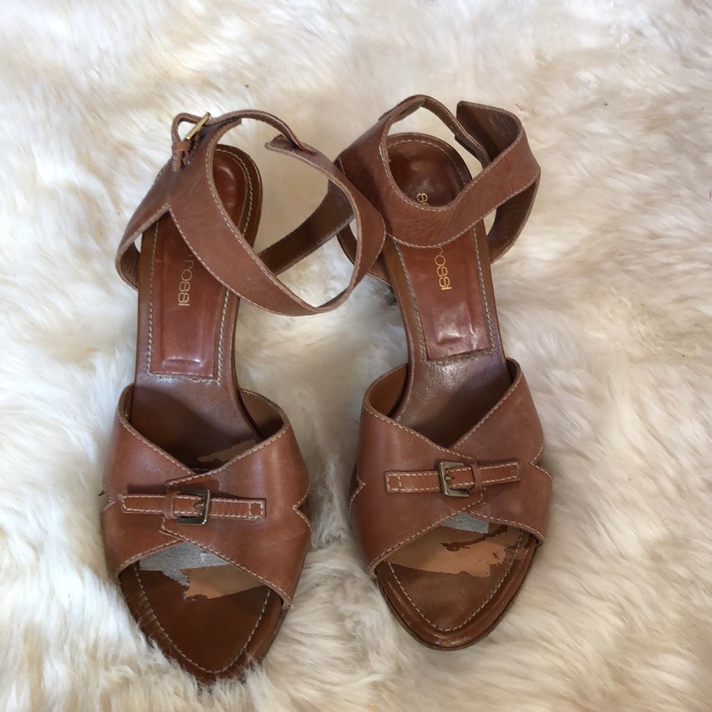 Vintage Sergio Rossi Leather Heels